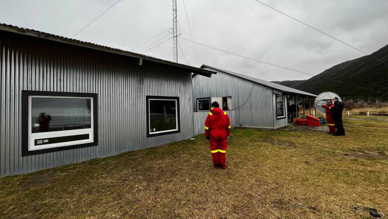 Continúan las obras de mejora en puestos de vigilancia y control del tránsito marítimo en Tierra del Fuego