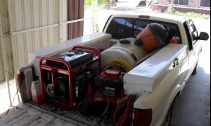 Lavado de autos a domicilio, un proyecto que desafía la crisis