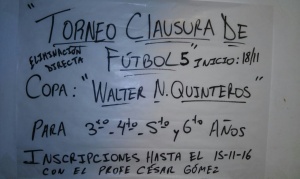 Fútbol Solidario: Se viene el torneo clausura en la Escuela Antártida Argentina