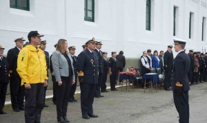 Bertone participó de la ceremonia por el aniversario de la Base Naval Ushuaia