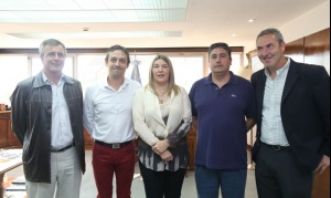 Bertone recibió a los organizadores del circuito internacional de golf