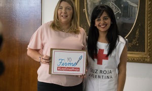 #YoFirmé: Bertone apoyó campaña por nueva Ley de la Cruz Roja Argentina