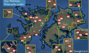 Proponen sumar a la red vial provincial las rutas de las Islas Malvinas