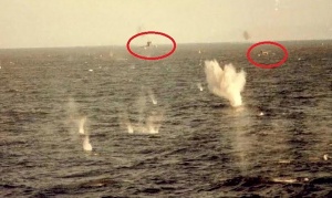 Guerra de Malvinas: 15 grandes fotos de los ataques aéreos a la flota británica
