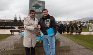 Legislatura: condecoraron a un veterano de guerra del crucero "General Belgrano"