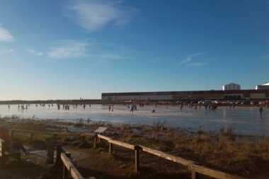 Por seguridad, piden no patinar en la Laguna de los Patos
