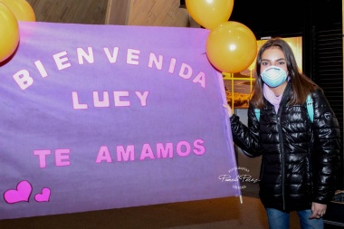 Lucila volvió a Ushuaia tras recibir un trasplante