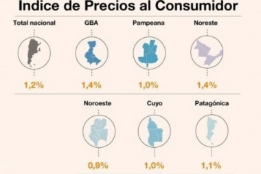 Debuto ayer la inflación nacional: fue del 1,1% en junio para la Patagonia