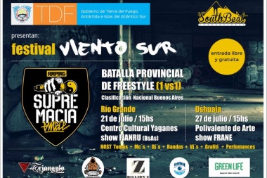 “Viento Sur”: se realiza la primera edición del Festival Provincial de rap