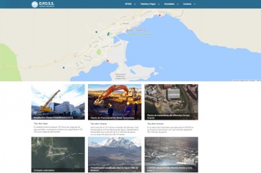 La DPOSS implementó un mapa interactivo con las obras que lleva adelante