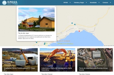 Obra pública: La DPOSS suma información web sobre la inversión de sus recursos