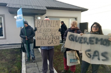 Vecinos del barrio Georgias del Sur reclaman a Camuzzi por el servicio de gas