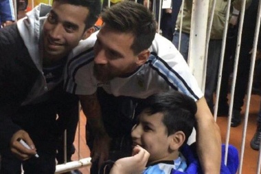 La felicidad de Franco tras conocer a Messi: “Un simple saludo le alegró la vida a mi hijo”