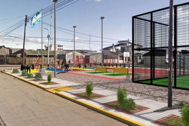 Melella firmó la adjudicación de obra para construir una nueva plaza en el barrio Intevu