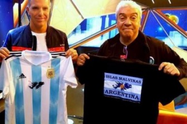 Rusia 2018: las Islas Malvinas en el pecho de los jugadores argentinos