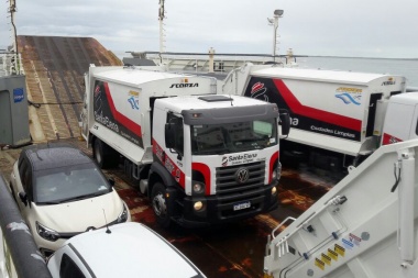 Río Grande: presentan los nuevos camiones a cargo de la recolección de residuos