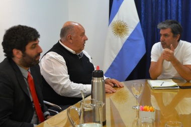 Castelucci y el diputado Matías Rodríguez analizaron proyectos de interés para la UNTDF