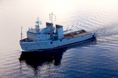 El aviso ARA “Islas Malvinas” zarpó hacia el área de búsqueda del “San Juan”