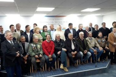 2 de Abril: emotivo encuentro del Observatorio de Malvinas en Casa de Gobierno