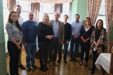 La gobernadora Bertone se reunió con la nueva comisión directiva de la Asociación Rural
