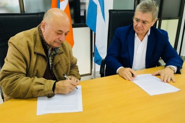 La AREF suscribió el contrato de obra para la Agencia Río Grande