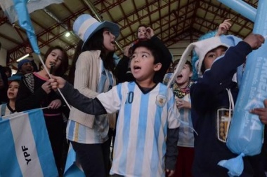 Tierra del Fuego será uno de los cinco puntos de aliento de la Selección Argentina