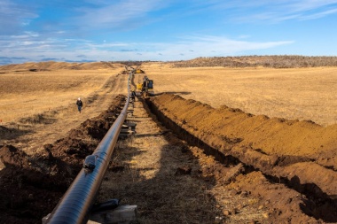 Camuzzi estima para agosto la finalización de la obra de ampliación del gasoducto fueguino
