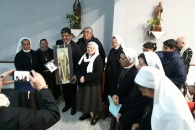 Arcando recibió a integrantes de la Congregación de Hermanas Clarisas Franciscanas