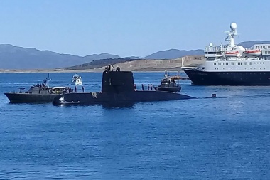 Un vecino de Ushuaia difundió las últimas fotos del ARA San Juan antes de desaparecer