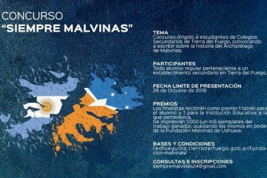 Gobierno y Fundación Malvinas lanzaron el concurso "Siempre Malvinas"