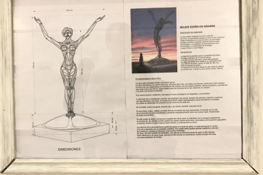 El artista Jorge Bernard ganó el concurso “Una mujer en grande”