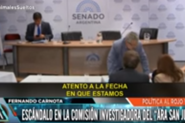 Comisión por el ARA San Juan: quedó abierto el micrófono cuando especulaban sobre el futuro de Aguad