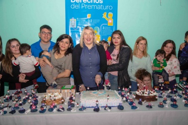 La gobernadora Bertone participó del encuentro por la "Semana del Niño Prematuro"