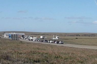 El complejo fronterizo argentino en Monte Aymond está cerrado por falta de gas