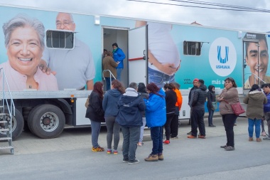 Unidad sanitaria móvil en Ushuaia: "Ya se cumplieron nuestras primeras expectativas"