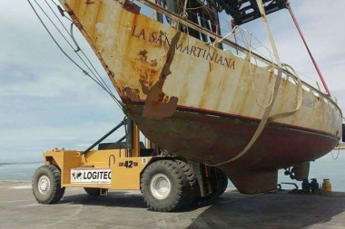 La Sanmartiniana, el velero de la Cámpora que ahora utilizará la UNTDF en campañas de investigación