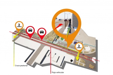 Plaza de las Américas: piden a peatones respetar los vallados por obras de remodelación