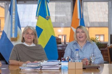 Bertone recibió a Embajadora de Suecia y dialogaron sobre paridad de género en política