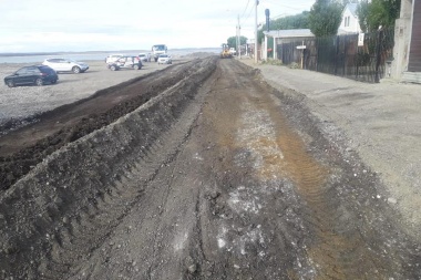 En Río Grande, el Municipio comenzó los trabajos de pavimentación de Pasaje Luján