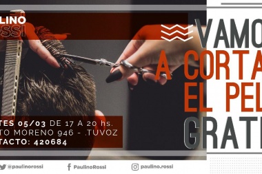 Realizarán cortes de pelo gratuitos a niños y niñas en el espacio "Tu Voz" de Río Grande