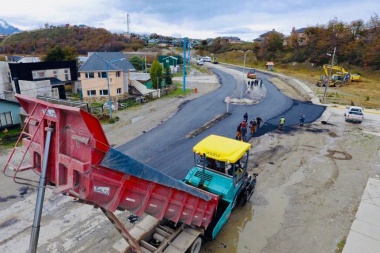 Obras públicas en Ushuaia: "Estamos ejecutando un plan de 700 millones de pesos"