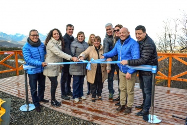 En Ushuaia, la Municipalidad inauguró el Mirador camino al Glaciar