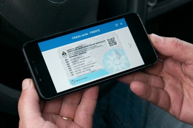 Todos los documentos del auto estarán disponibles desde hoy en el teléfono celular