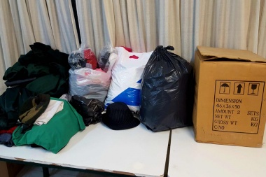 El Rotary Club Río Grande lanzó la campaña "Si no lo usás, donálo" para reunir ropa de abrigo