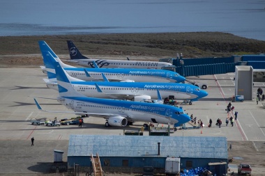 Con 41 vuelos semanales, la conexión entre Ushuaia y Buenos Aires aumentó un 29%