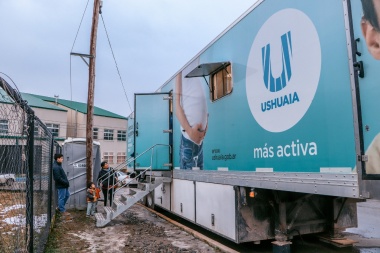 En Ushuaia, la Unidad Sanitaria Móvil municipal continúa en el barrio Felipe Varela
