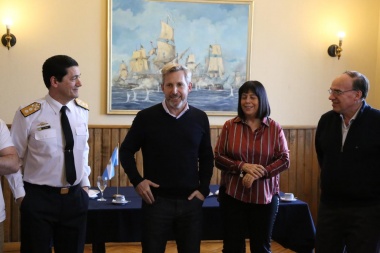 Frigerio llegó a la provincia para respaldar a los candidatos de 'Juntos por el Cambio'