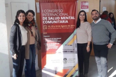 Profesionales de la Casa de Jóvenes disertaron en el 'Congreso Internacional de Salud Mental Comunitaria'