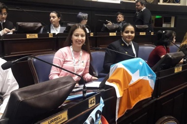 Tres estudiantes fueguinas se sumaron al 'Parlamento Federal Juvenil' en Buenos Aires