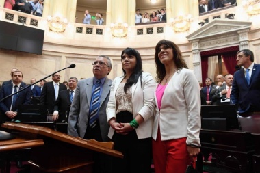 Eugenia Duré y Matías Rodríguez juraron como senadores nacionales por Tierra del Fuego